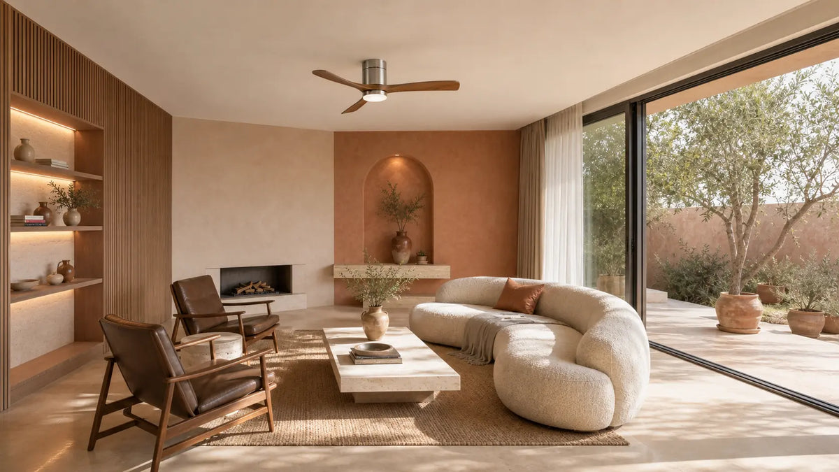 Où placer un ventilateur de plafond pour être efficace ? Oléa | Réinventez votre confort.