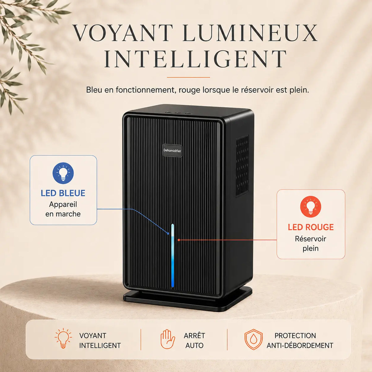 Olea Néris Dehumidifier - White