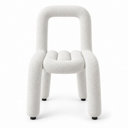 Chaise moderne blanche texturé