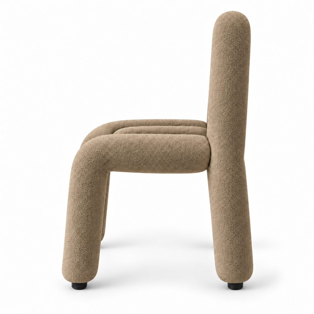 Chaise moderne crème texturé Oléa | Réinventez votre confort.