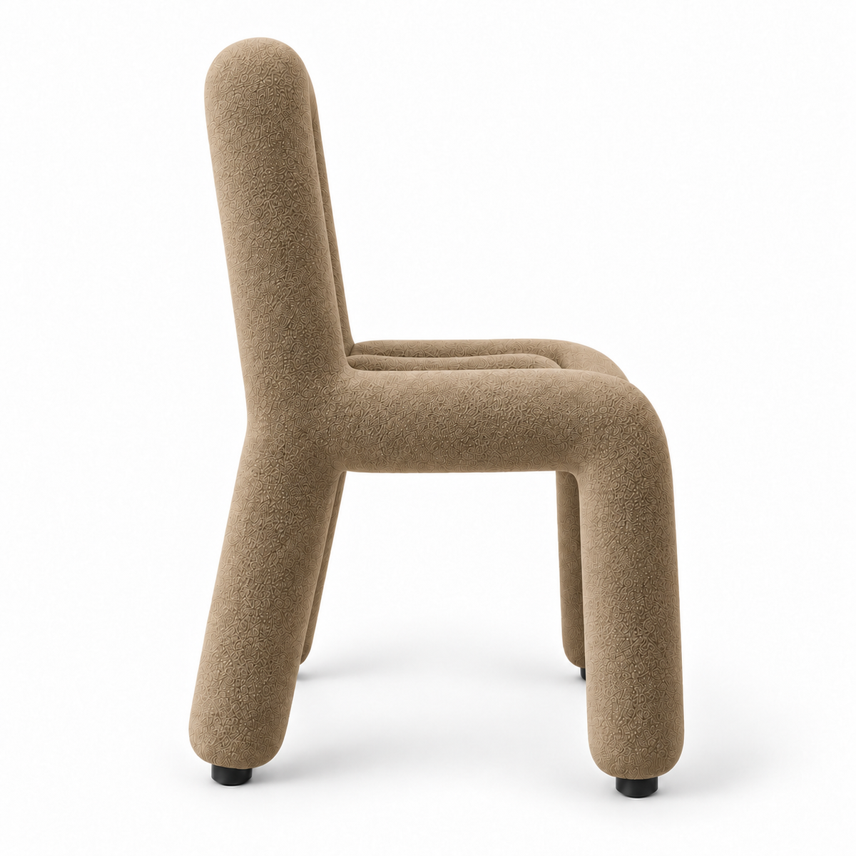 Chaise moderne crème texturé Oléa | Réinventez votre confort.