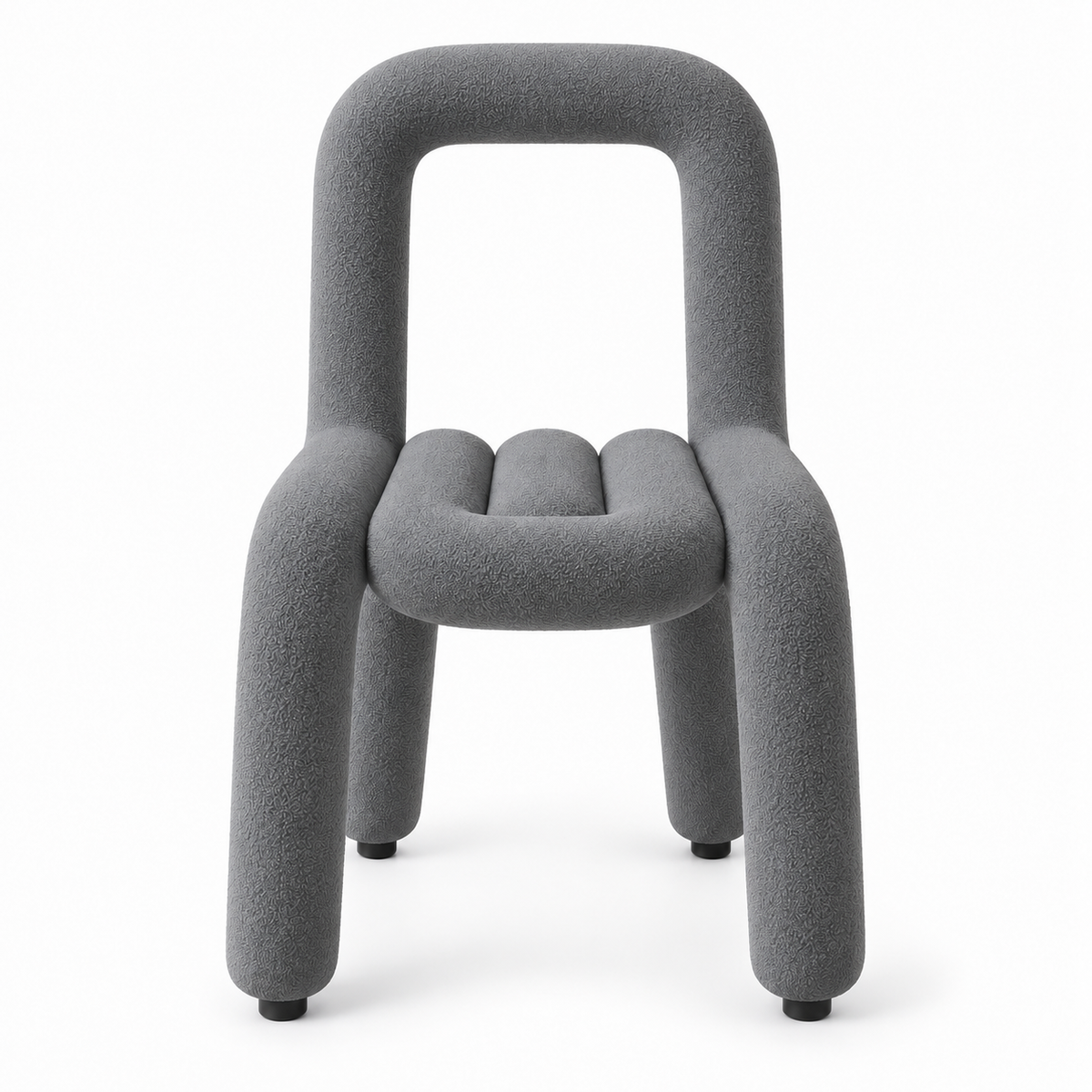 Chaise moderne grise texturé Oléa | Réinventez votre confort.
