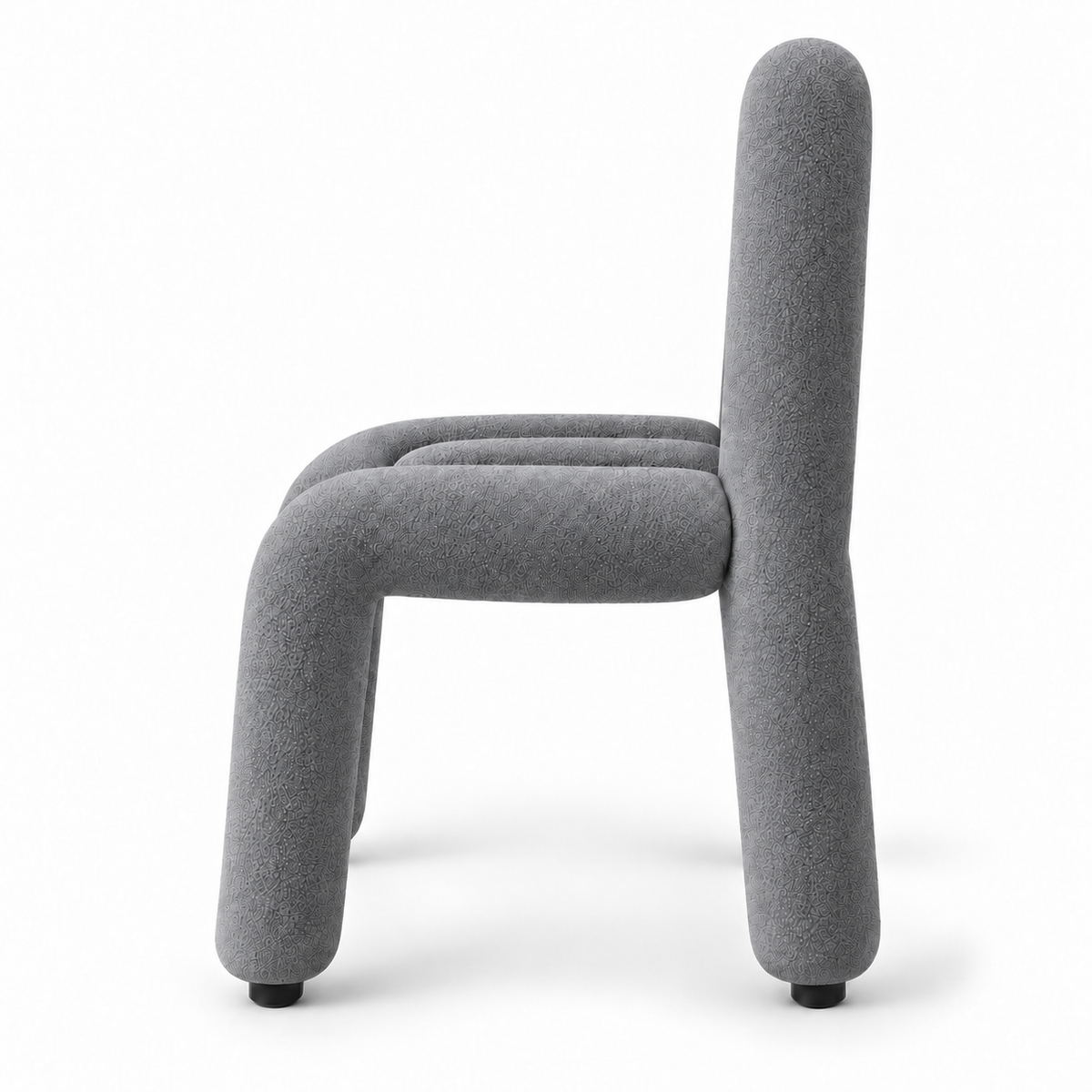 Chaise moderne grise texturé Oléa | Réinventez votre confort.