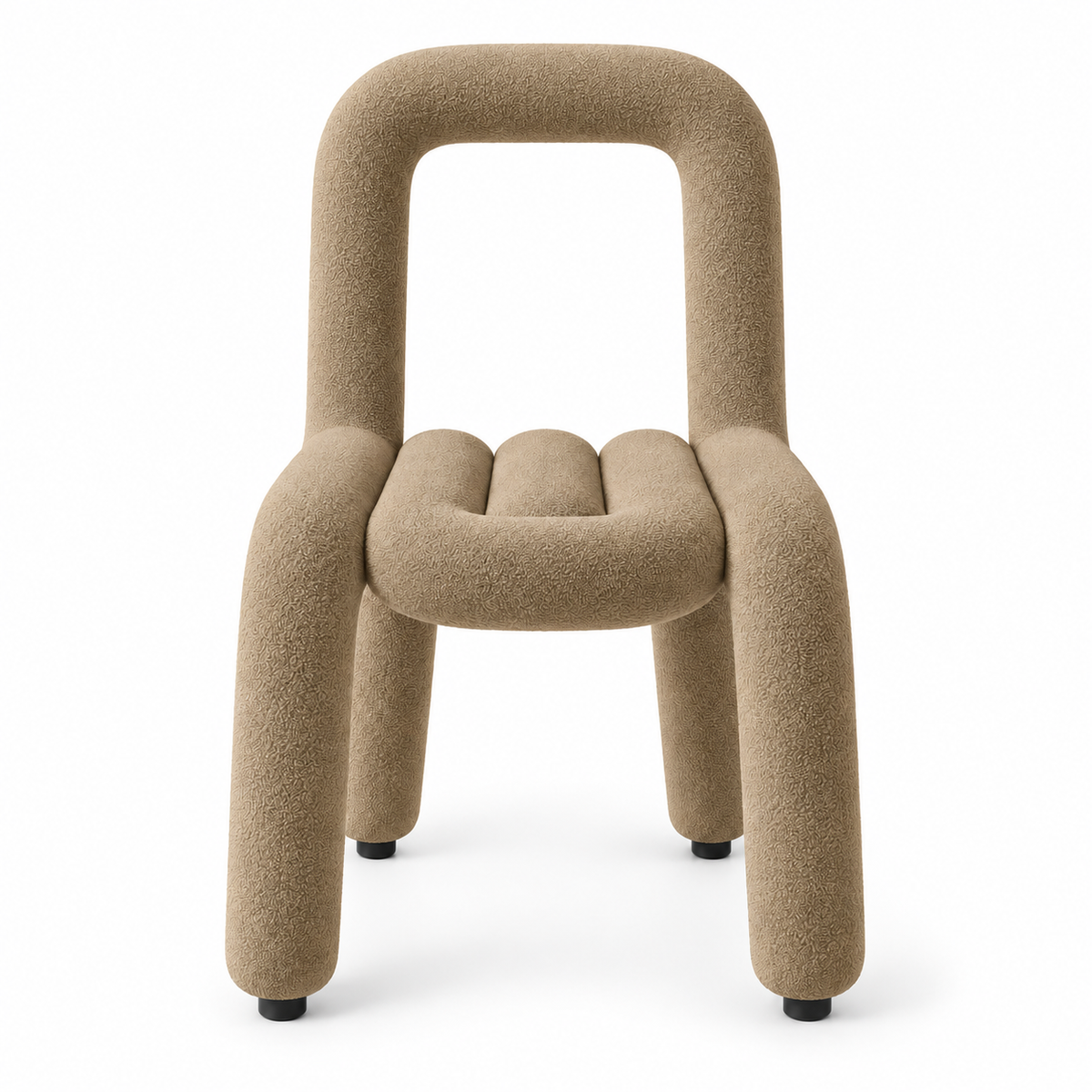 Chaise moderne crème texturé Oléa | Réinventez votre confort.