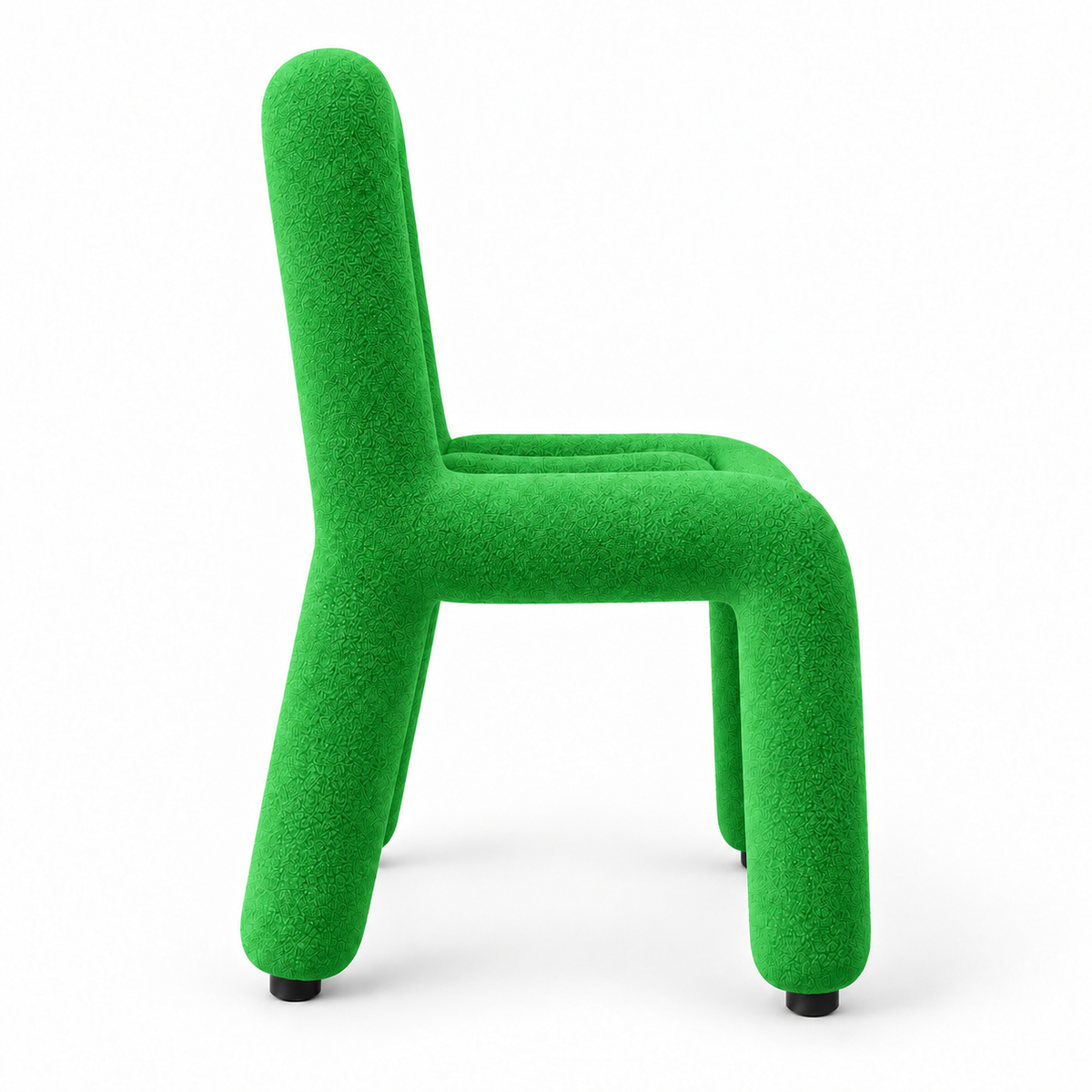 Chaise moderne verte texturé Oléa | Réinventez votre confort.