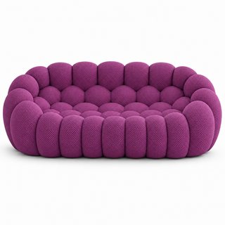 Canapé moderne violet texturé